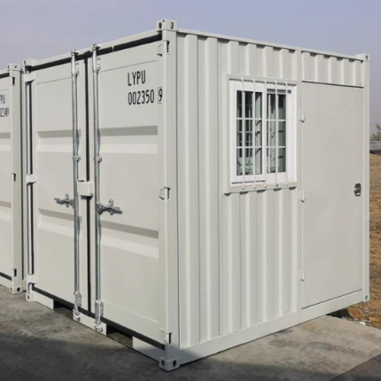 Contenedor Cúbico de 9 Pies con Puerta y Ventana